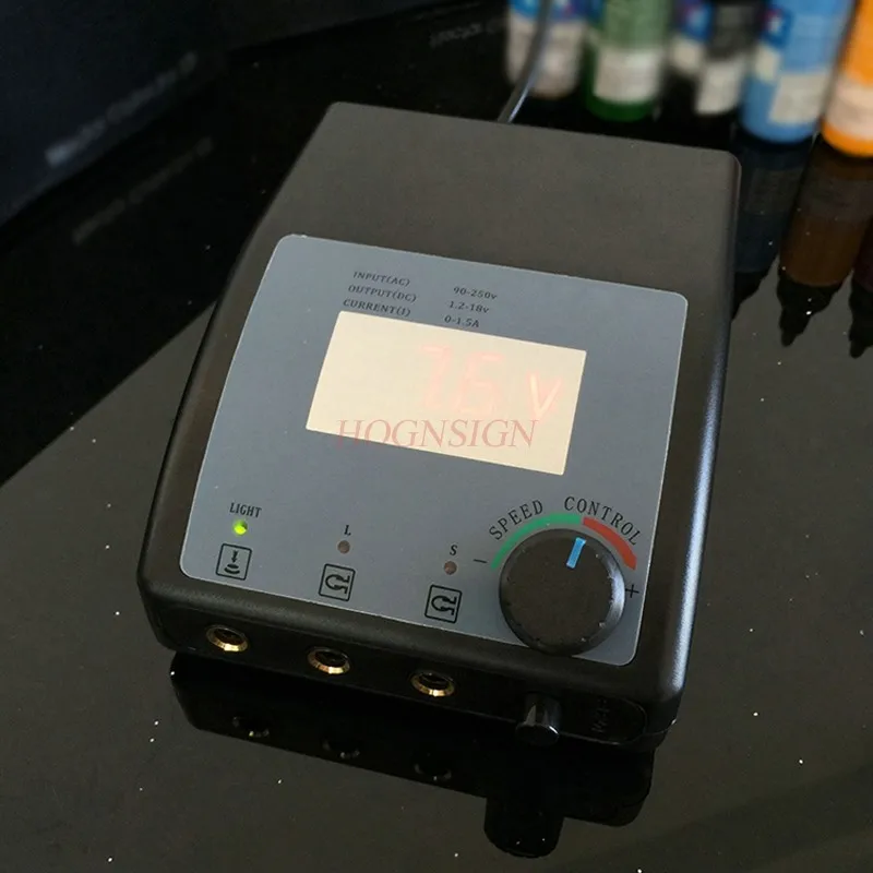 Источник питания для татуировок высококлассный ЖК цифровой источник секционный