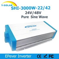 epever inverter 3000w power 24v48v dc convert to 220v ac intelligent and digital inverter voltage converter for home use
