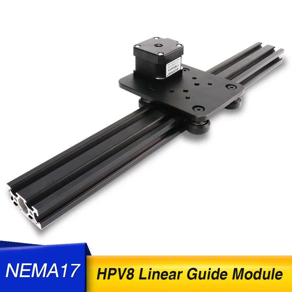 HPV8 Openbuilds Mini Solid V Slot Belt Linear module and Pinion Linear Actuator nema17 stepper motorfor 3D printer sapre parts