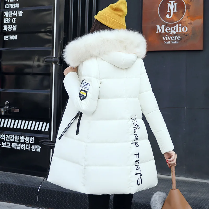 

Parka Women 2020 Winter Coats Long Cotton Casual Fur Hooded Jackets Women Thick Warm Winter Parkas Female Overcoat Coat