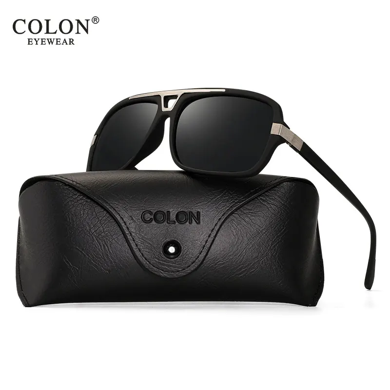 Солнцезащитные очки Мужские негабаритные солнцезащитные бренда класса Люкс