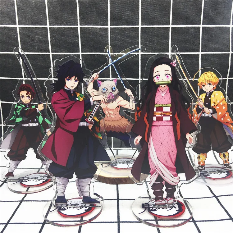 

Аниме «Демон» убийца: Kimetsu без Yaiba камадо Tanjirou Nezuko акриловая модель на подставке-трансформаторы приобретаемые форму, игрушка в подарок