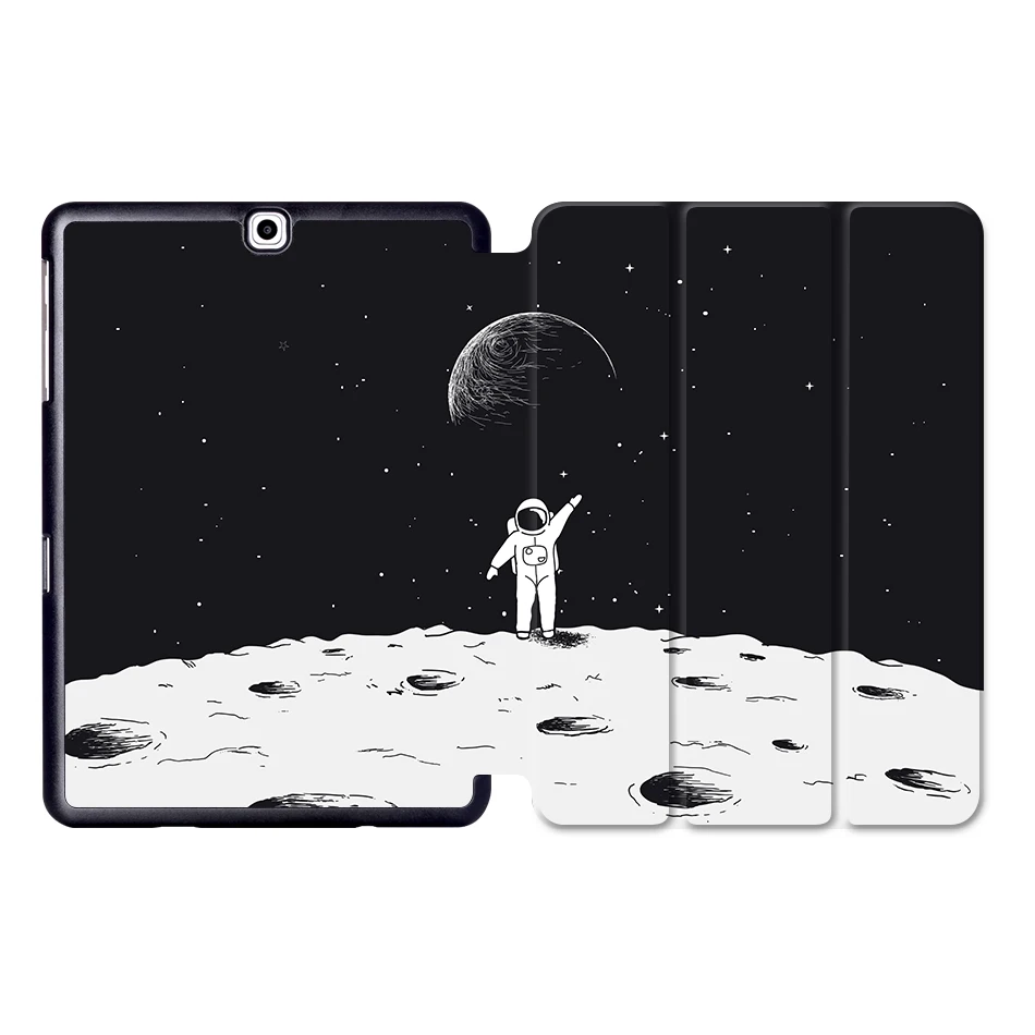MTT из искусственной кожи чехол для samsung Galaxy Tab A 9,7 ''T550 T555 SM-P550 SM-P555 откидная подставка умный чехол мультяшный чехол для планшета Funda - Цвет: SS08
