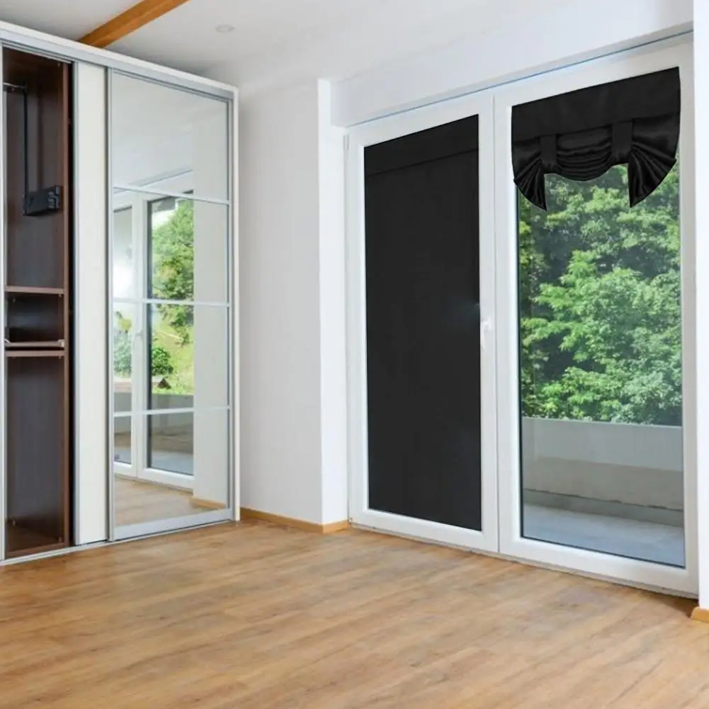 

French Door Curtains Blackout Curtains For Window Treatment Folding Blinds Finished Drapes Double Door Curtains For Living Room