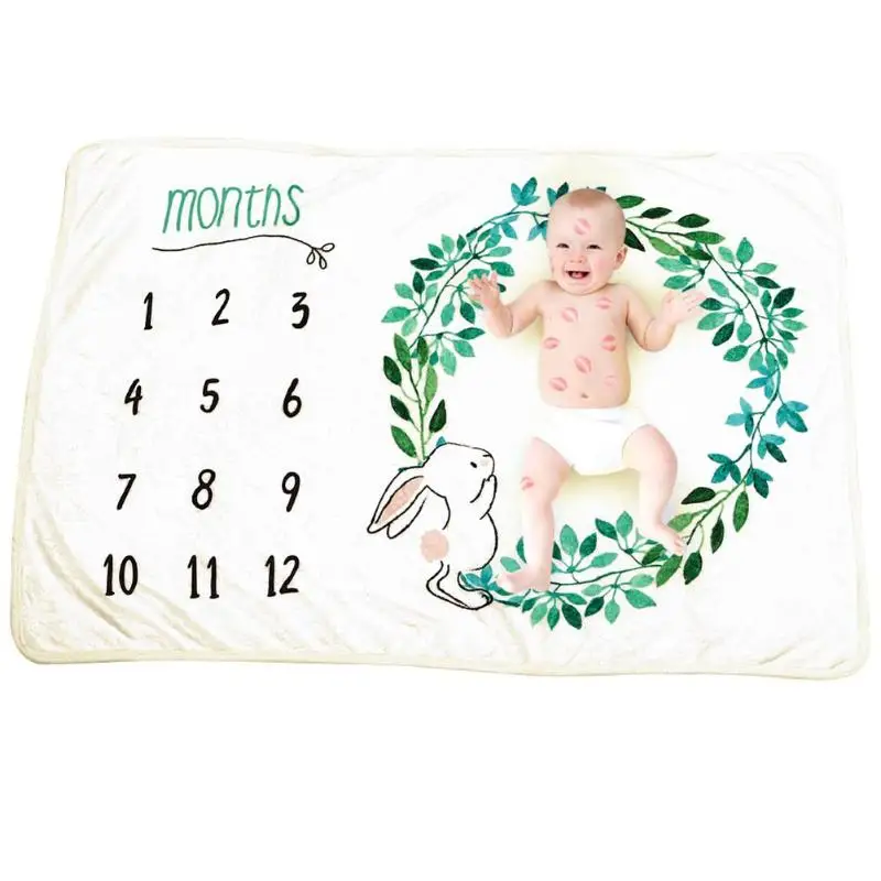 Одеяла для детской коляски с милым кроликом|Одеяла и пеленки| |