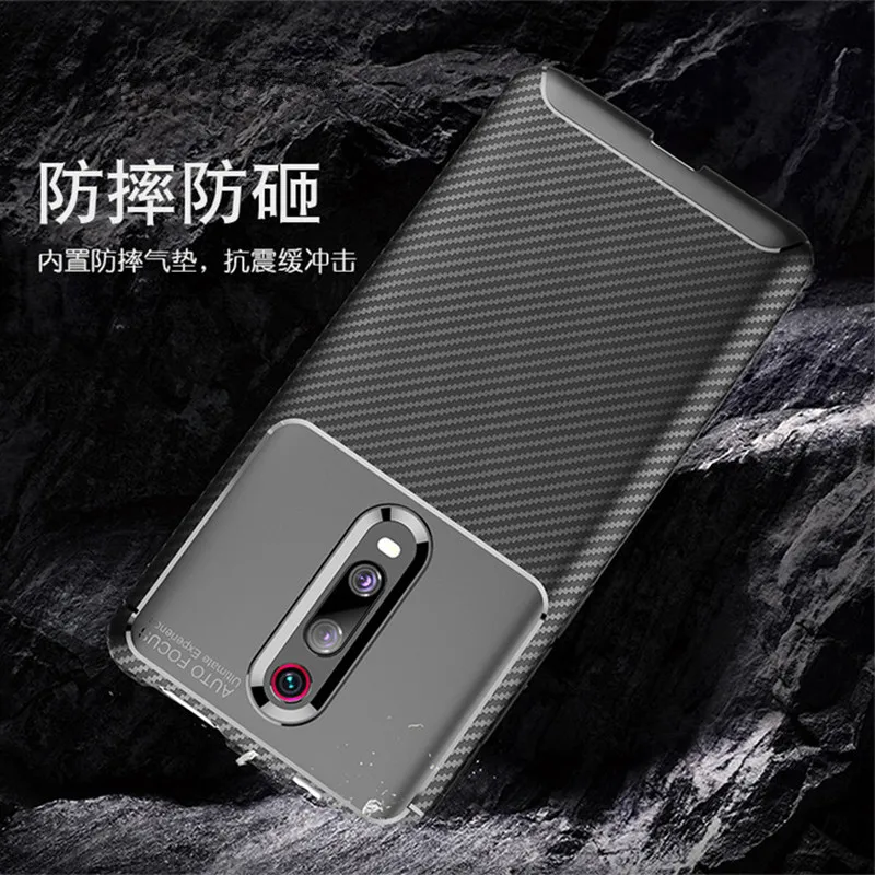 Чехол из углеродного волокна для Xiaomi Mi 8 Explorer высококачественный чехол с алмазной