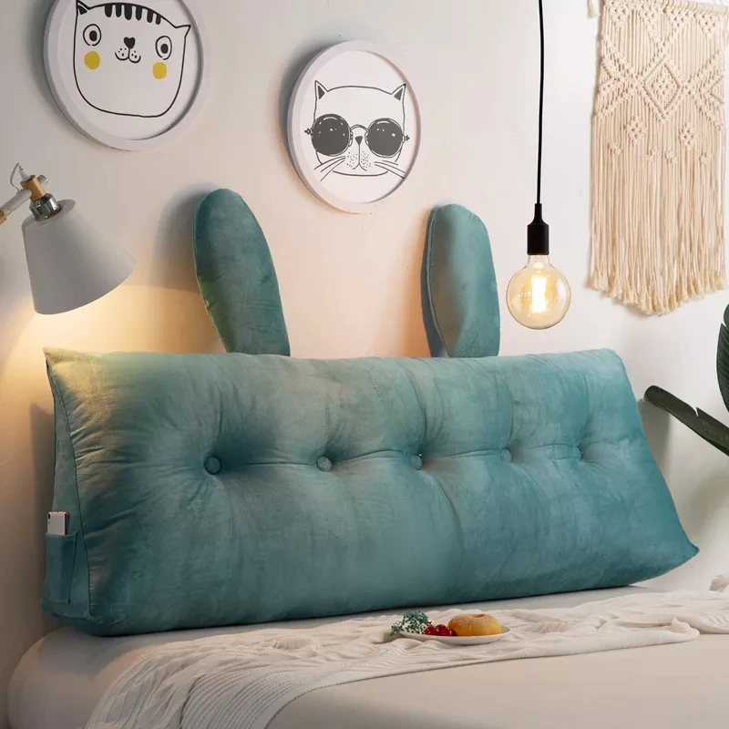 

VESCOVO girls room bed backrest bed cushion long reading pillow for twin queen king bed