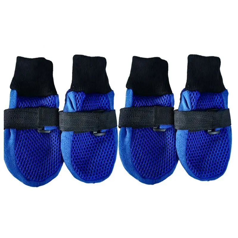 4 шт./партия собака мелких пород дышащая обувь для щенка кошки нескользящая