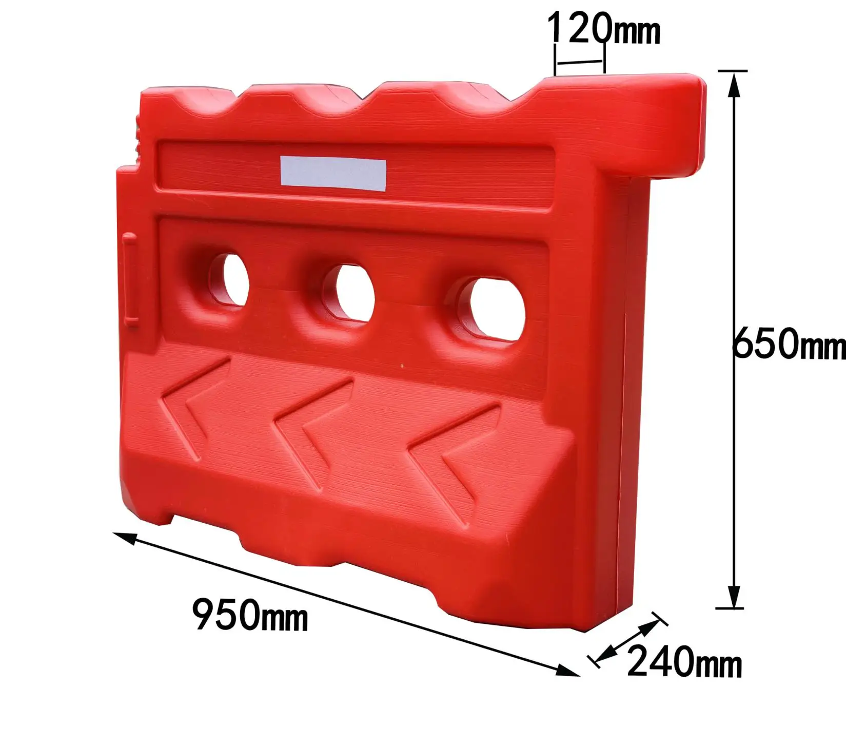 

Пластиковый дорожный барьер для обеспечения безопасности водных путей