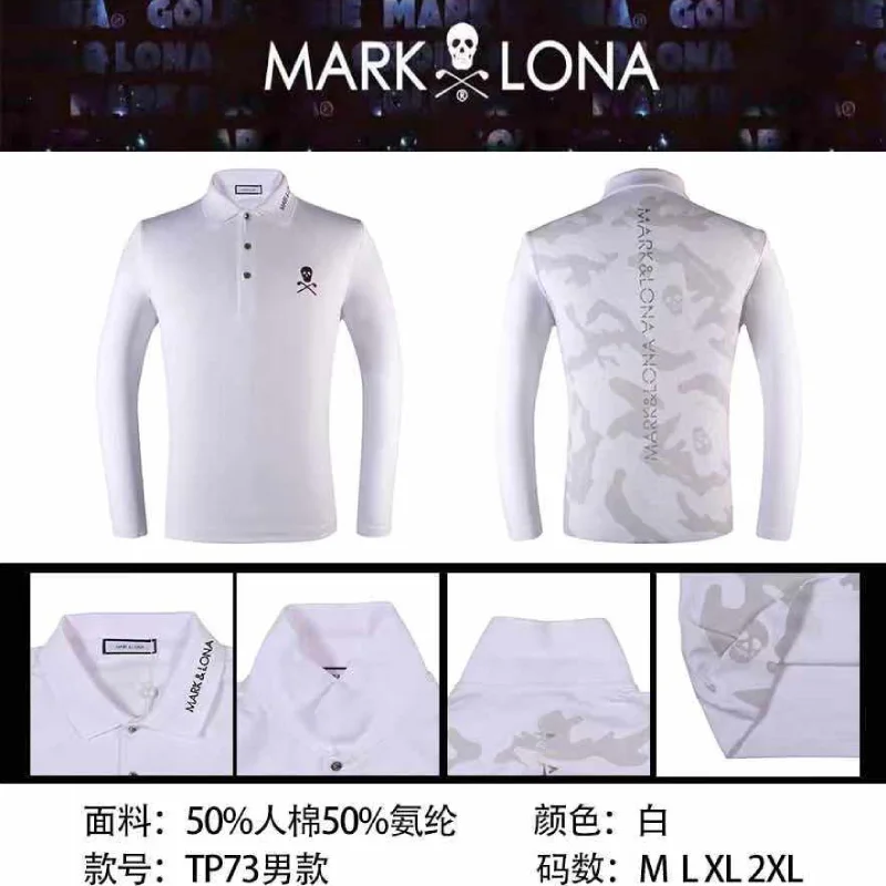 

Golf Long-Sleeved T-Shirt Men's 2021 New Jacket Spring And Summer GOLF Clothing Casual Quick-Drying Sports Jersey Polo Shirt Men