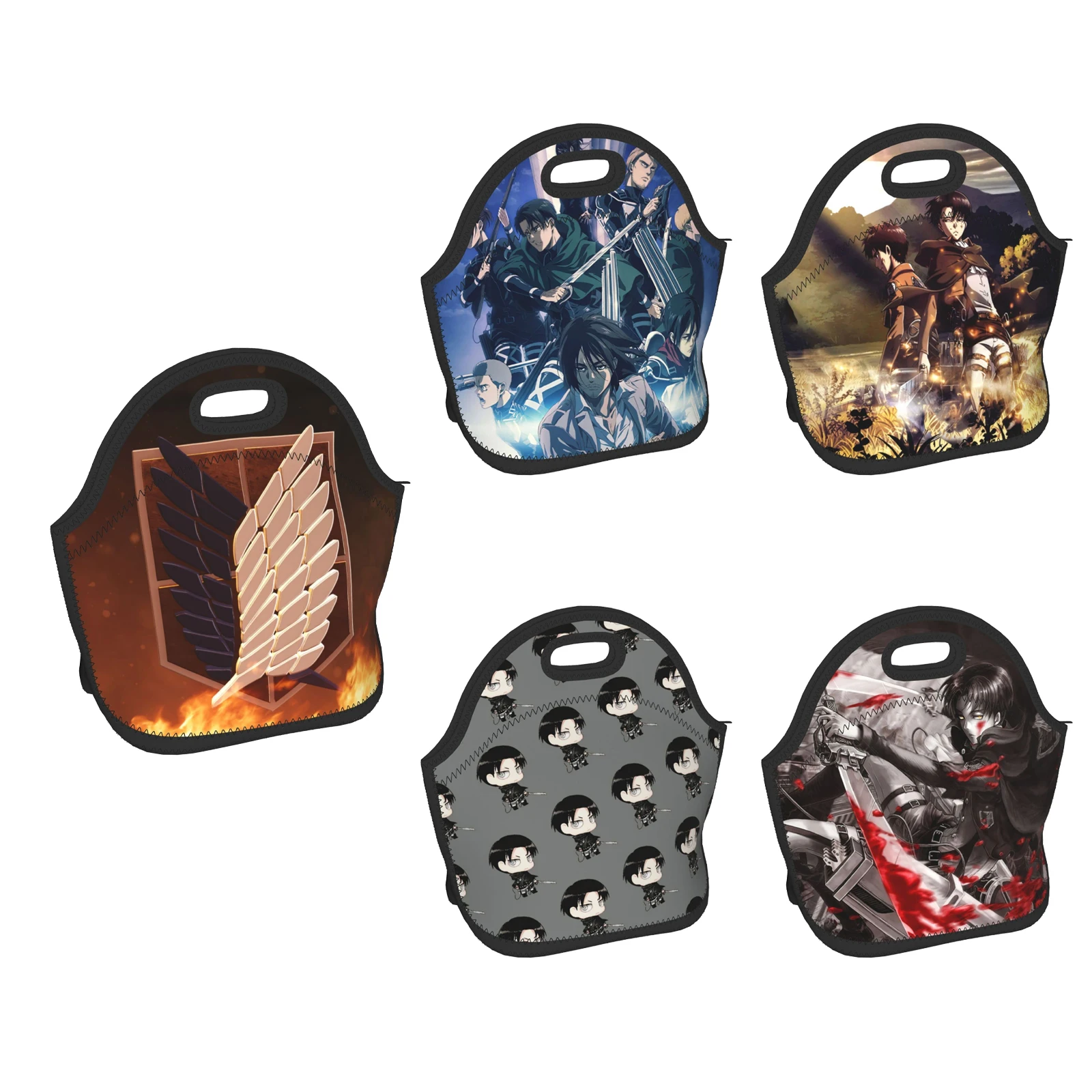 

Термосумка-тоут с рисунком аниме «атака на Титанов»