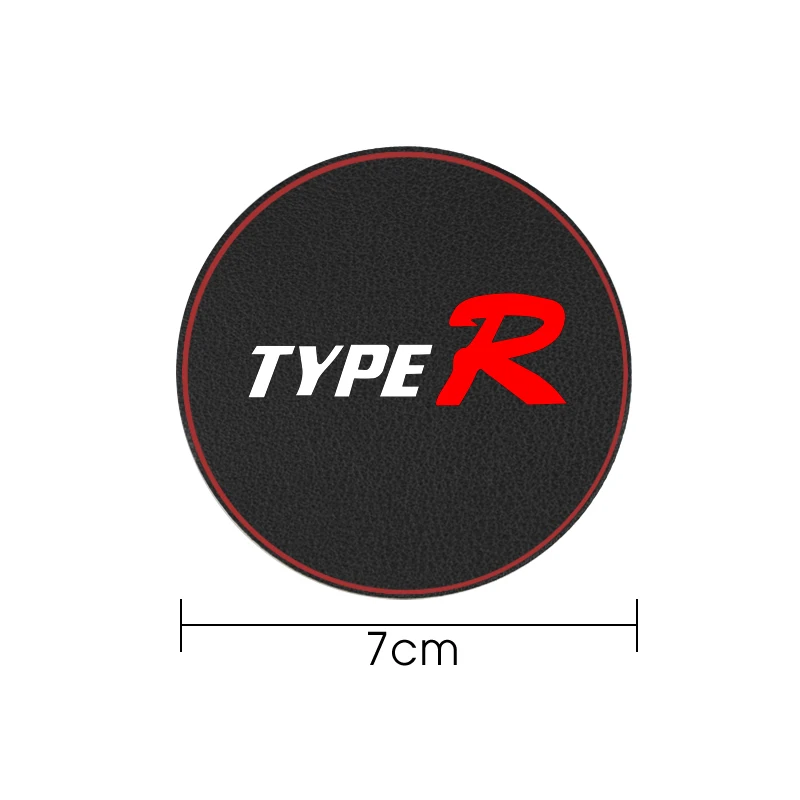 1 шт. коврики для автомобильного интерьера Кожаная подставка водных подставок Honda