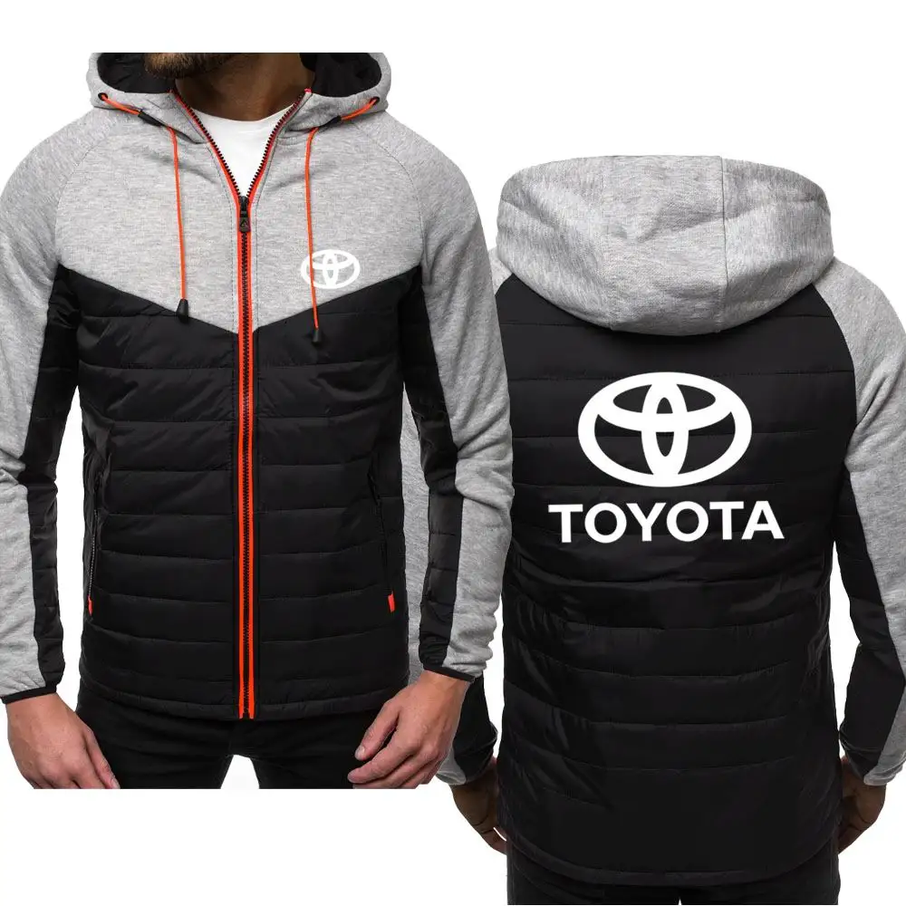 

Толстовка мужская демисезонная с логотипом Toyota, 3 цвета