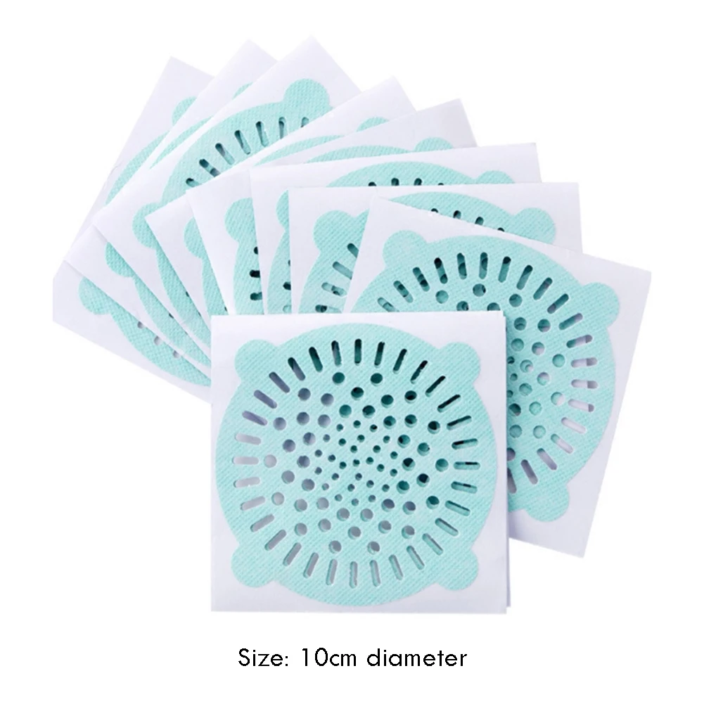 

Bath Stopper Floor Drain Floor Drain Hair Stopper Bathtub Plug Kitchen Basin Disposable Sink Filter Shower Filter 10pcs