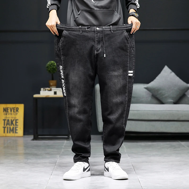 10XL 9XL overSize Man Jeans Homme Man Pants Mannen Jeans Men Black Jeans Denim  New Jeans Baggy Pants Men Jeans for Men Comfort