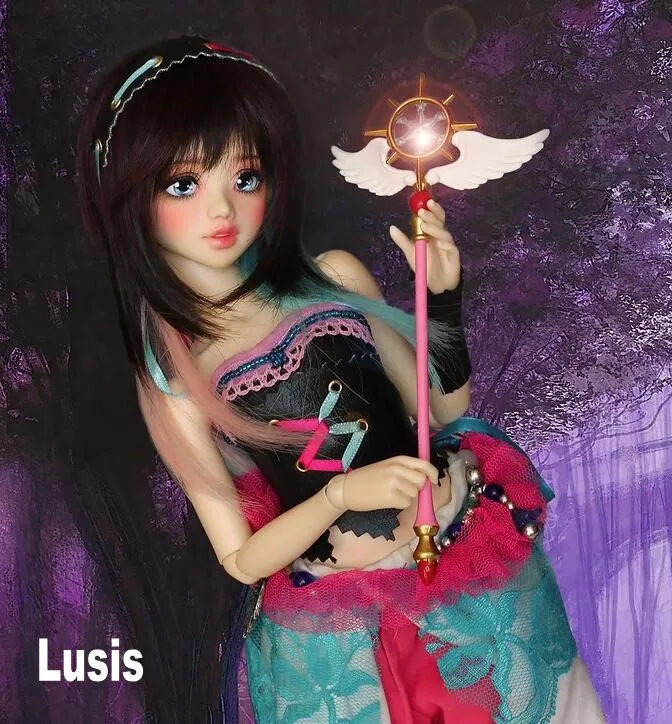 BJD кукла Lusis 1/4 размер Милая девочка подарок на день рождения Рождественский для