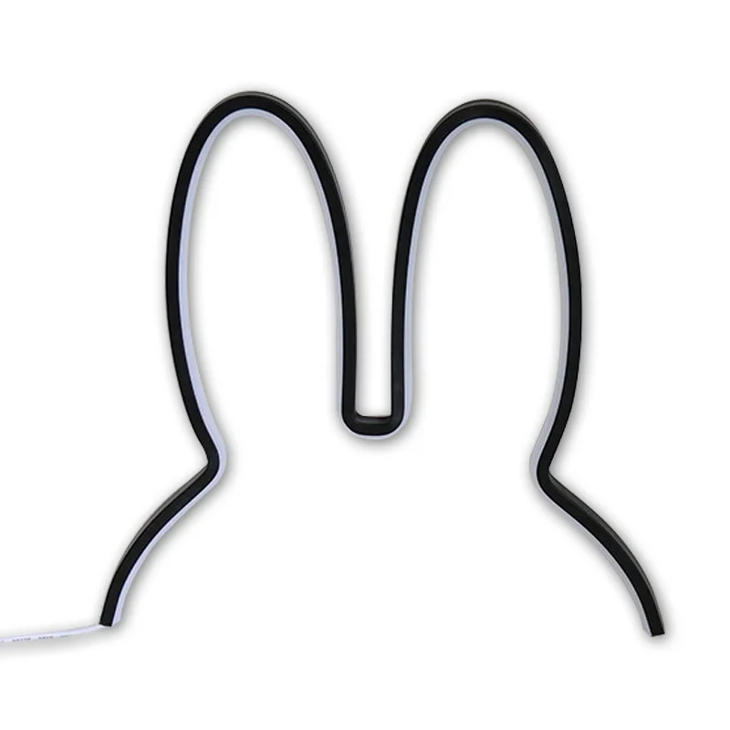 Детская Ночная лампа кролик ночной Светильник s для детей настенная спальня