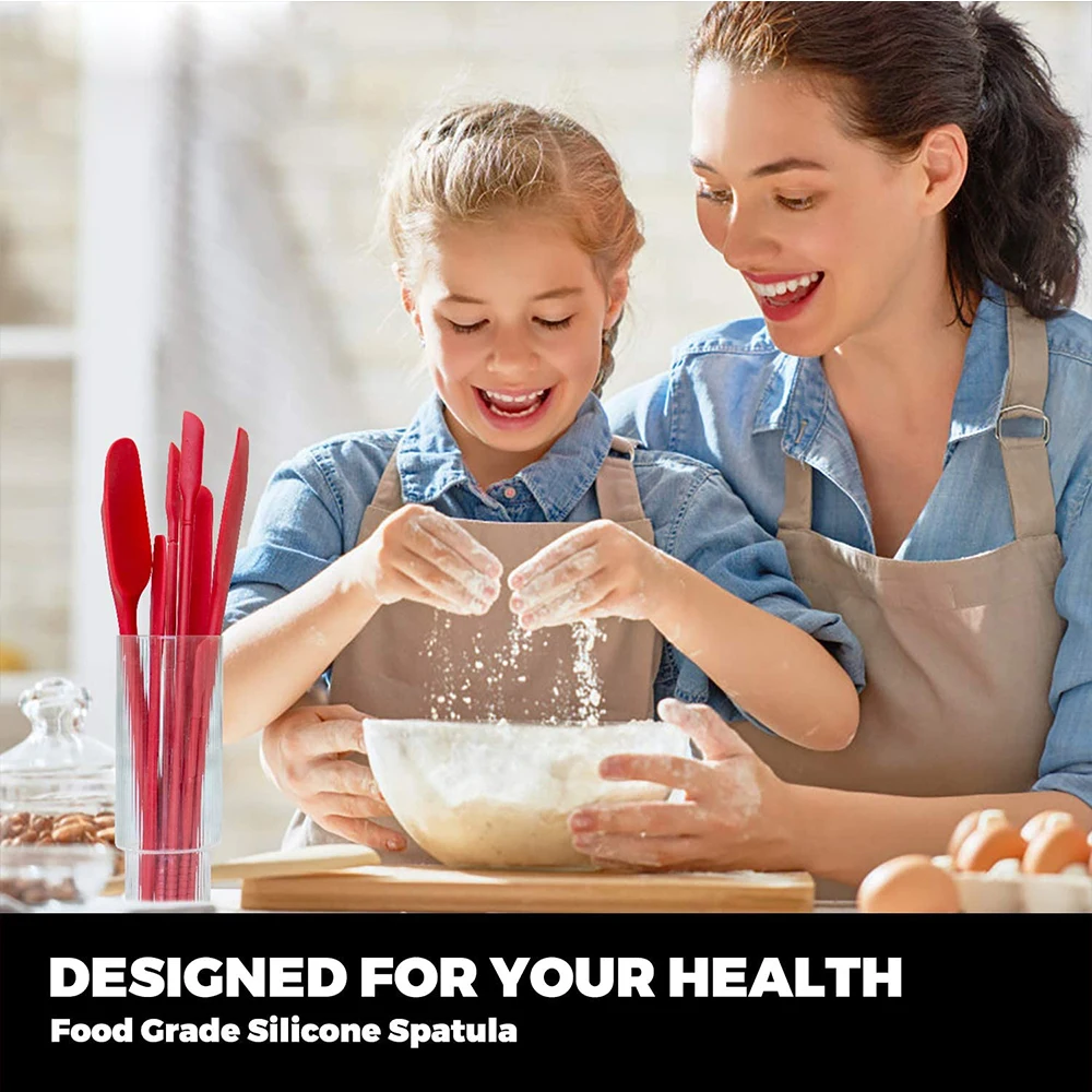 Набор кухонных предметов Силиконовые скребки не содержат БФА антипригарные из