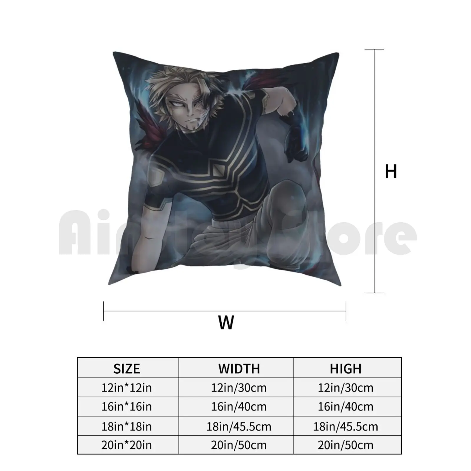 Подушка &quotгорящий ястреб&quot создана искусственными рисунками для дома мягкая