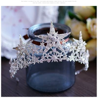 super fairy crowns and tiaras wedding atmosphere princess hair wear women bridal hair accessories