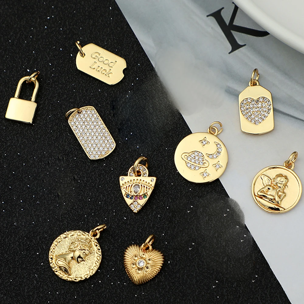 Pop художественные талисманы для изготовления браслетов и ожерелий красочные