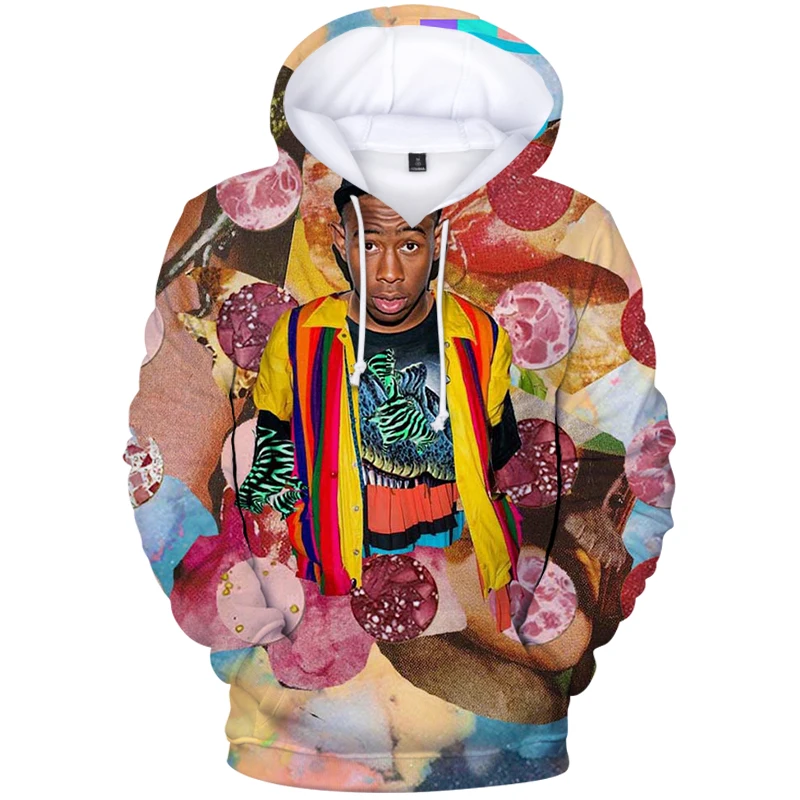 

Tyler Gregory Okonma Classic Popular Custom Hip hop Element Fleece Hooded Sweater For Men Or Women Big Size Free Shipping