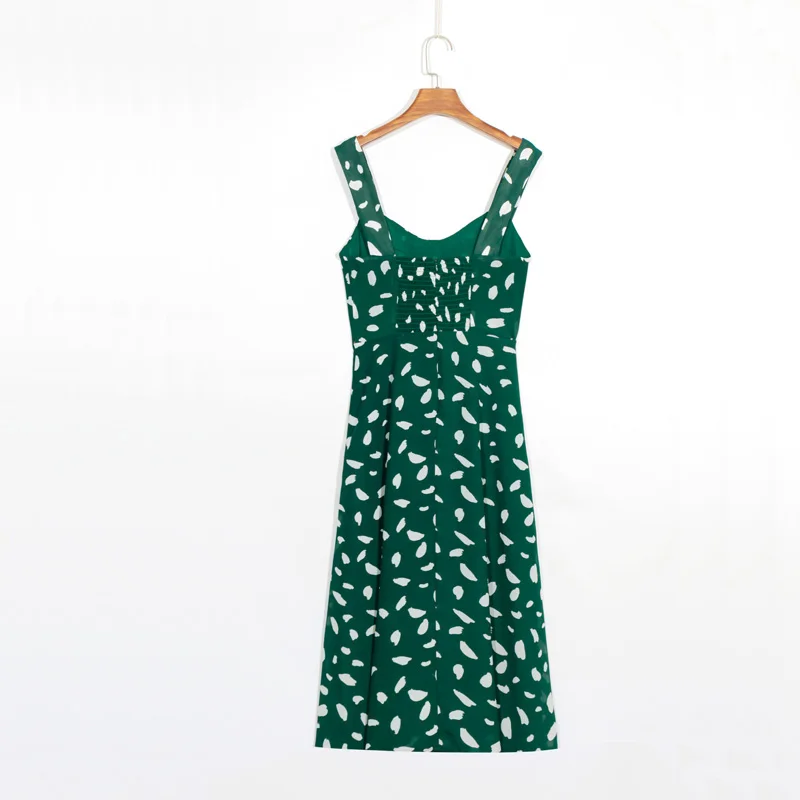 

Summer women's dress casual printed slim dress Vestidos