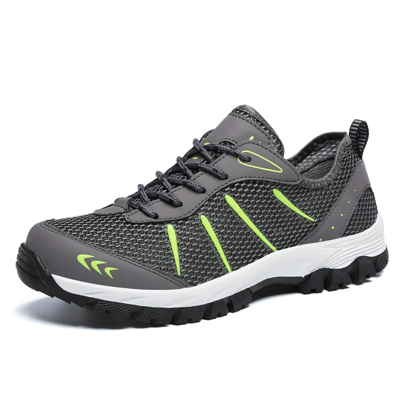 

Mesh Men Casual Shoes Summer Outdoor Water Sneakers Men Trainers Non-slip Climbing Hiking Shoes Breathable Men's Treking Shoes