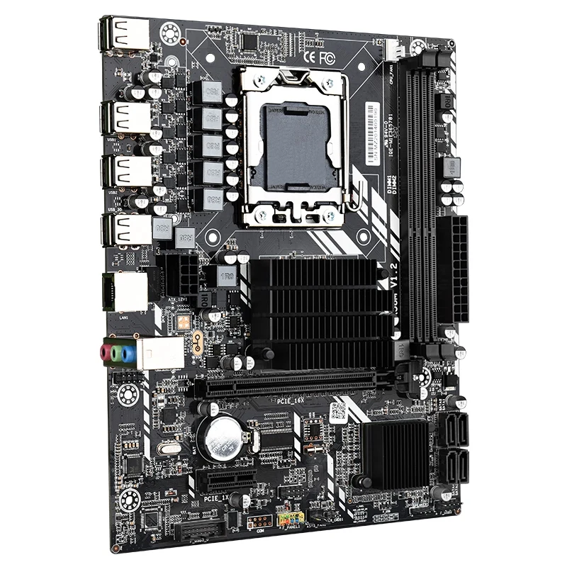 X58 LGa 1366 M ATX материнская плата двухканальный DDR3 32G RAM PCI E 16X USB 2 0 SATa для Series