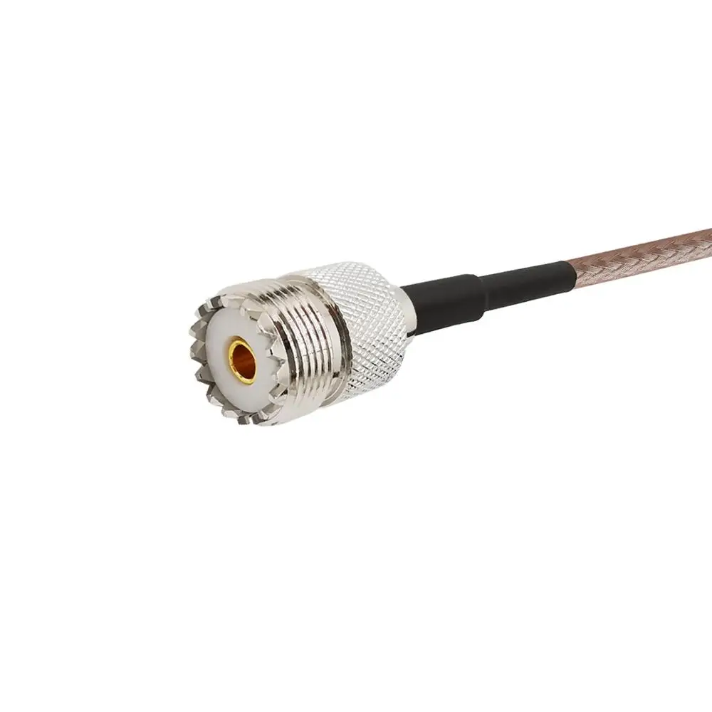 UHF PL259 штекер-гнездо SO239 низкие потери RG316D двойной щит серебряный кабель для