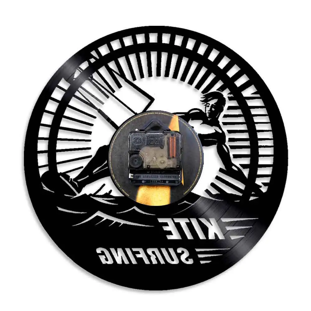 Настенные часы для кайтсерфинга домашний декор современный дизайн винтажная