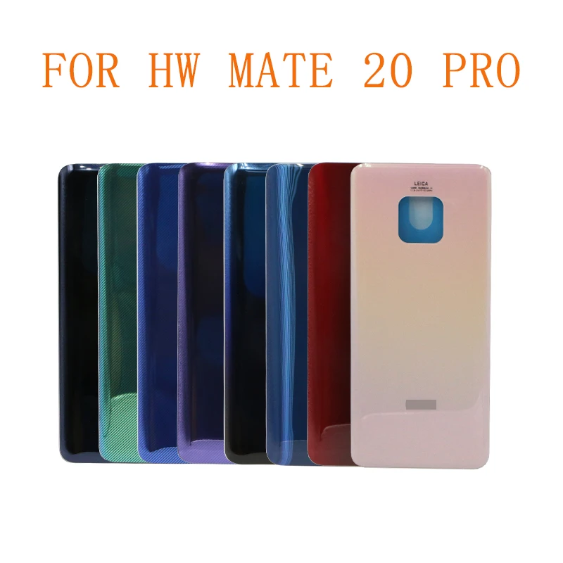 

New Mate20 Pro Housing For Huawei Mate 20 Pro Glass Battery Cover Repair Replacement Back Door Phone Rear Case