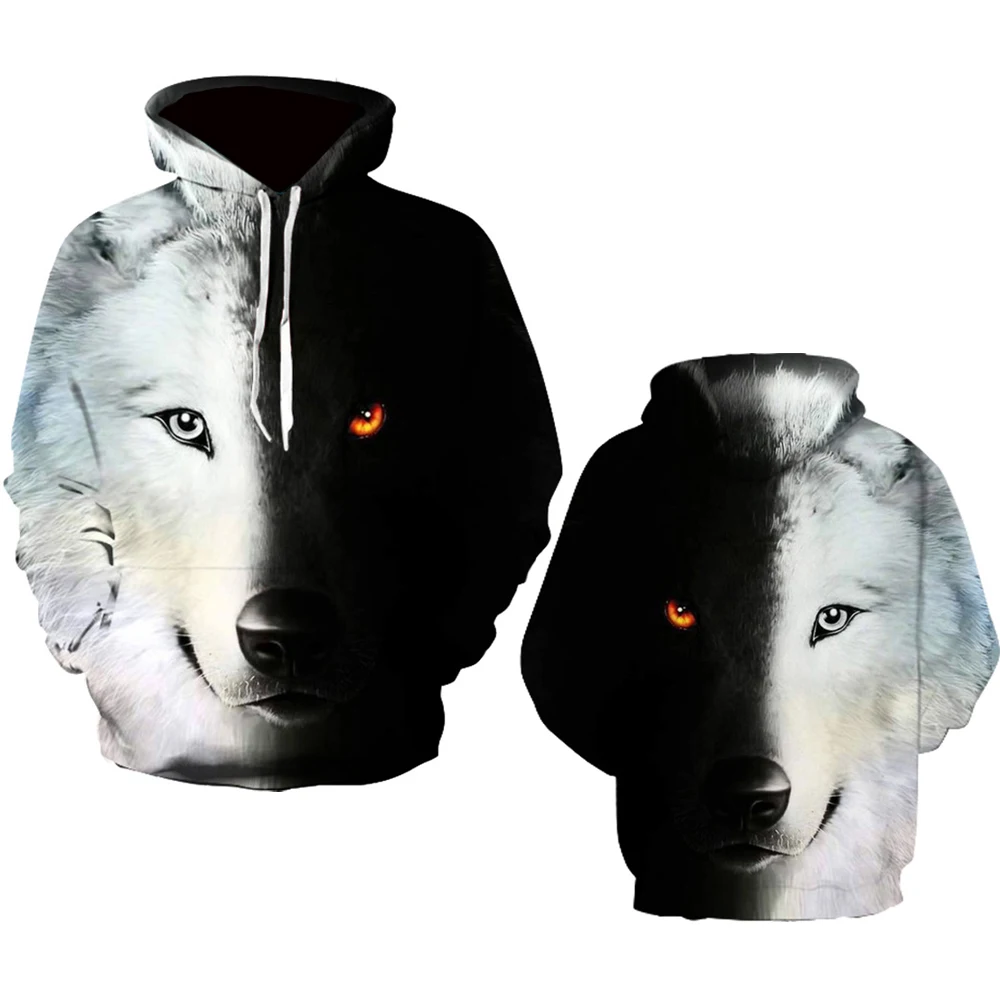 

Beautiful Animal Love Wolf 3D Printed Unisex Deluxe Hoodie Sweatshirt Zip Pullover Casual Tracksuit Sudadera Hombre DW0343