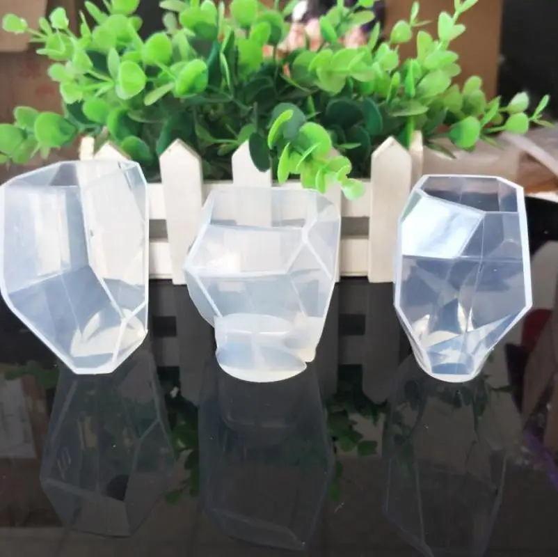 Силиконовая форма для свечей в форме 3D из камней правильной геометрической формы