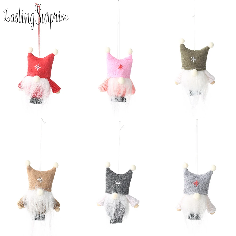 2020 рождественские безликие Куклы Орнамент скандинавские земли Бог Санта Клаус