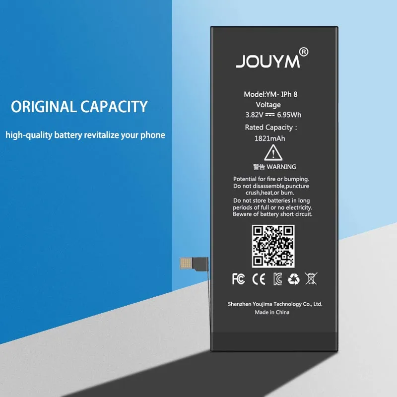 original capacity phone battery for iphone 7 8 6 6s plus bateria replacement batterie for iphone se 5 s 5s 7p 8p x xr xs max free global shipping