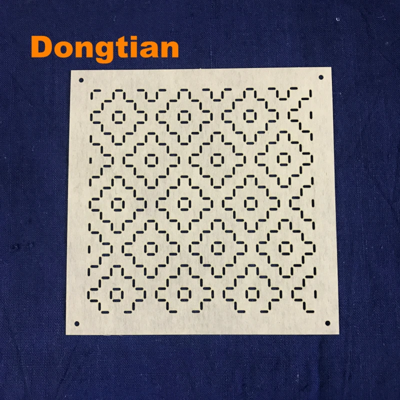 Классический шаблонов Sashiko мягкий шаблон цветок алмаз Стич для рисования цветы