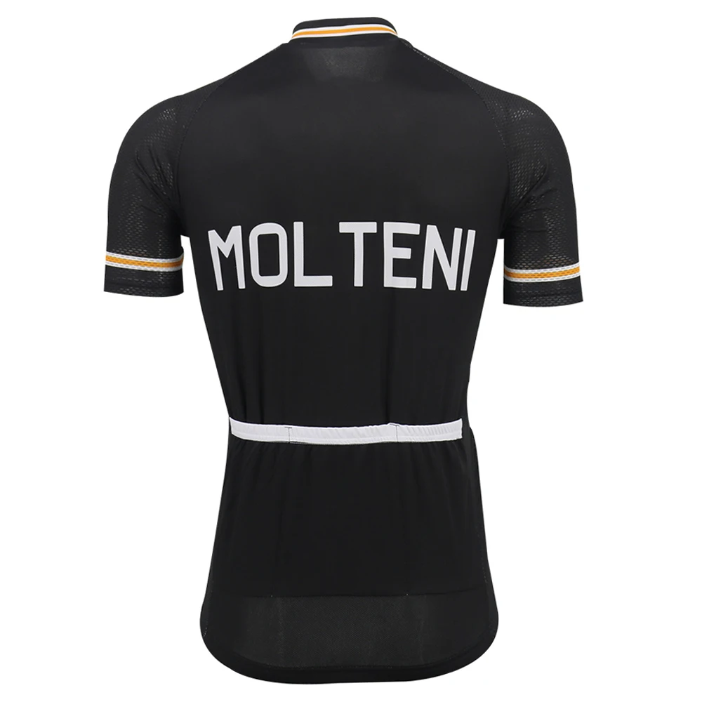 Классическая черная велосипедная майка MOLTENI ropa ciclismo go pro командная одежда для