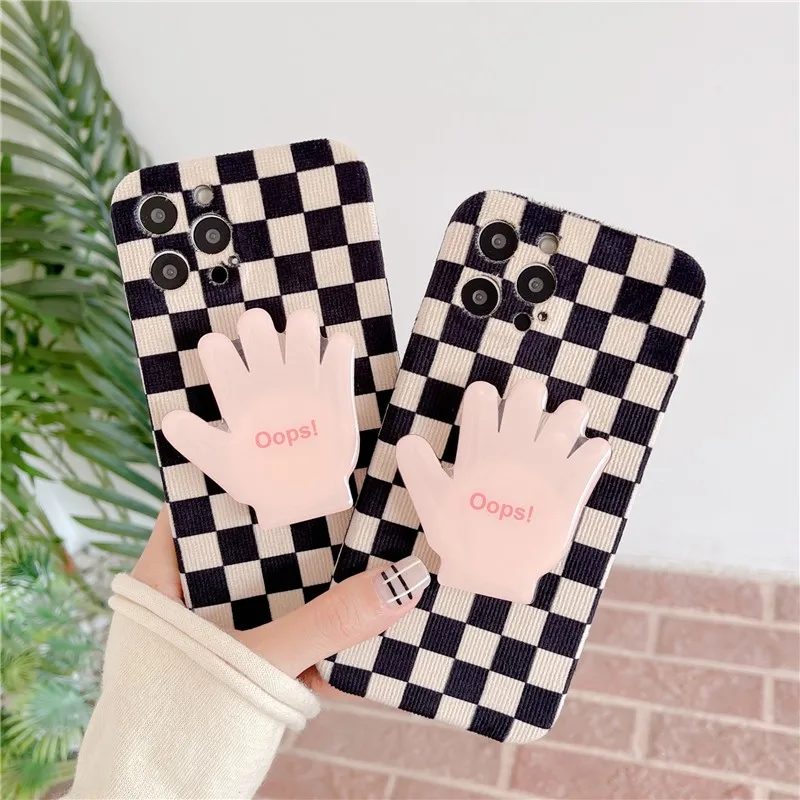 

Winter Keep Warm Wool Cartoon Animal Rabbit Panda Hard Case For Iphone 11 12 Pro Max 7 8 Plus Xr X Xs Se 2020 Phone Cover Fundas