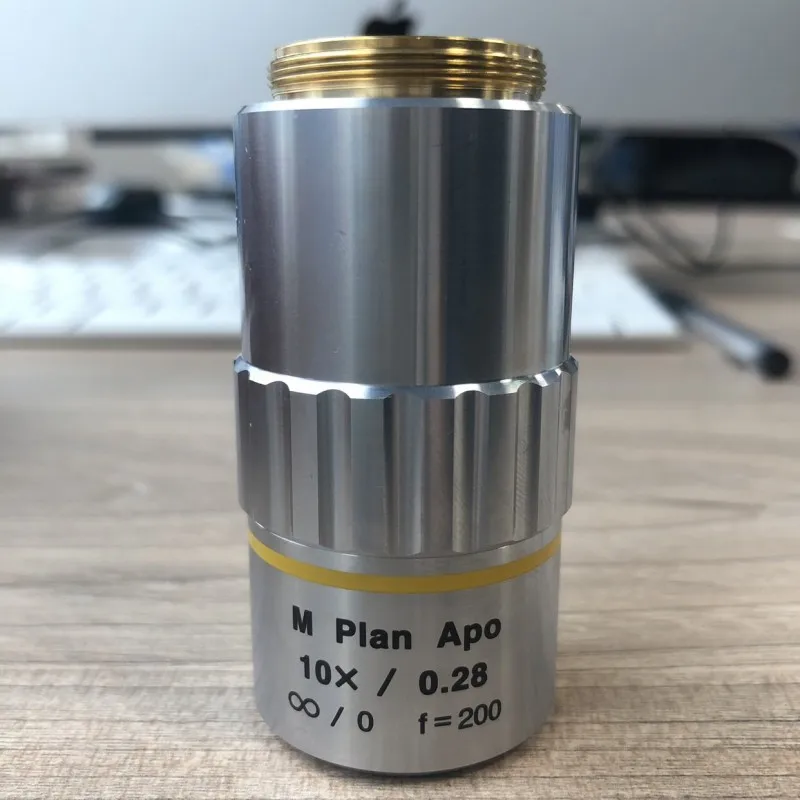 Mitutoyo объективная линза M Plan Apo 10X/0 28 (гарантия качества и цена Оборотная)|Детали