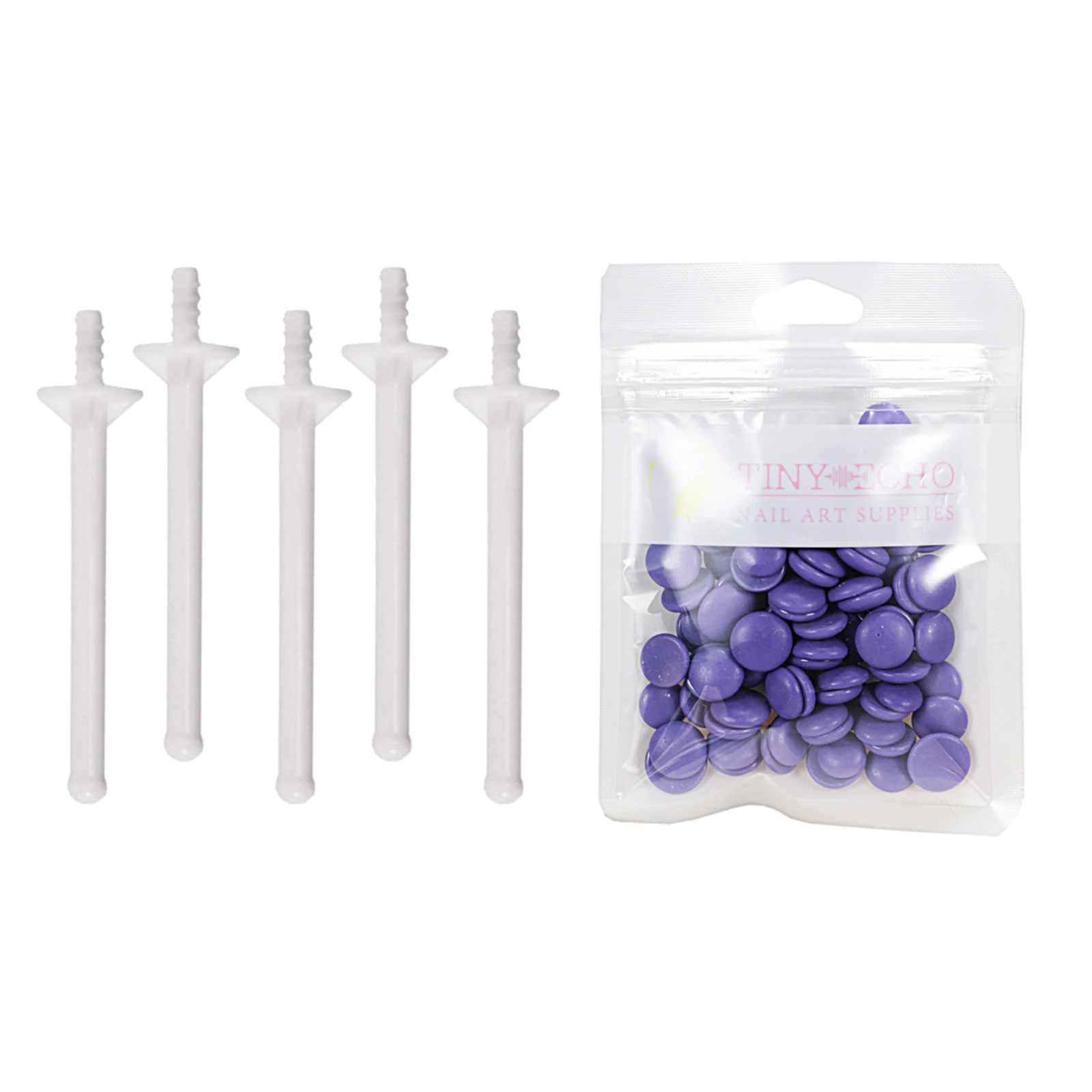 

Painless Depilatory Wax Waxing Beans w/ 5pcs Nose Hair Stick At Home Waxing
