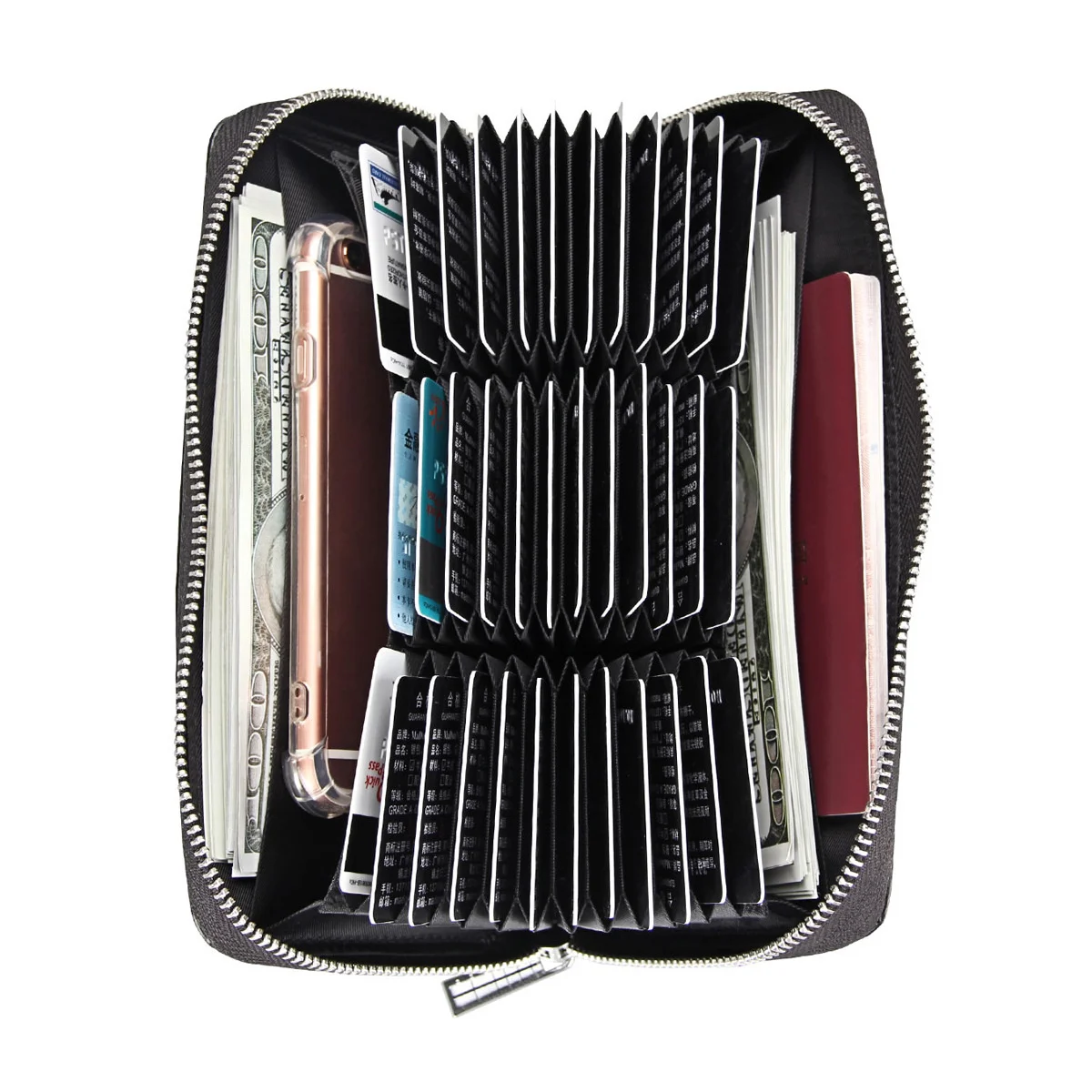 Кошельки из натуральной кожи с рчид для женщин бумажники несколькими