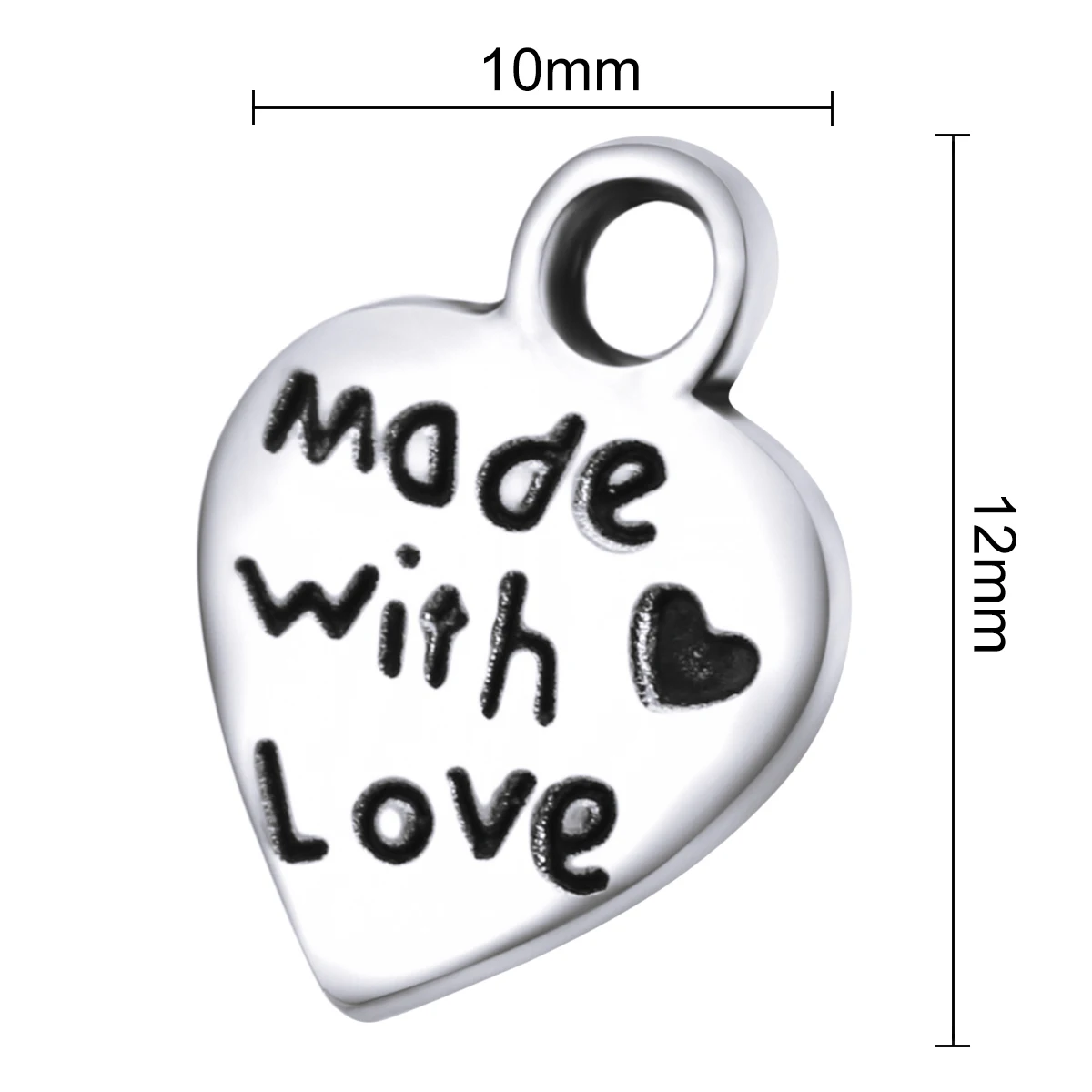 50 шт. подвески в виде сердца из сплава | Украшения и аксессуары