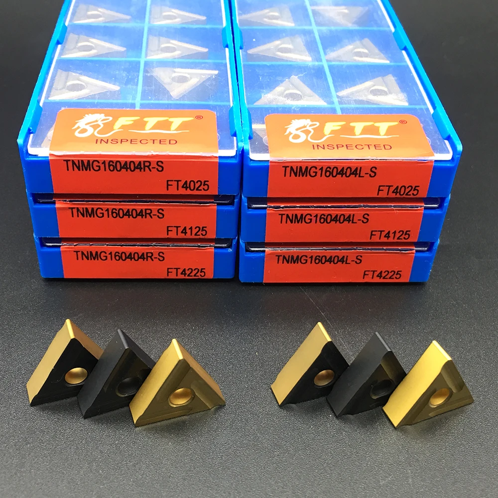Фото 10PCS TNMG160408R-S FT4225 External Turning Tool Carbide Insert Lathe Cutter CNC Machine Parts Lathe tools Machining steel parts 10PCS TNMG160408R-S FT4225 External Turning Tool Carbide Insert Lathe Cutter CNC Machine Parts Lathe tools Machining steel parts