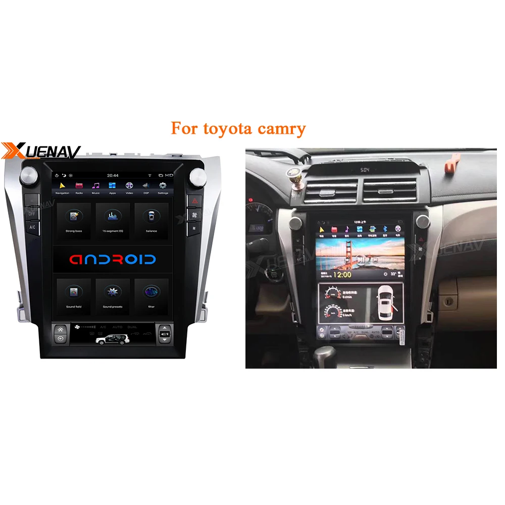 XUENAV Android система автомобиля GPS радио навигация для-TOYOTA CROWN четырнадцатый 14th