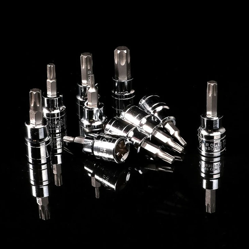 Новинка 2021 набор из 10 гнезд Torx T10-T55 привода 3/8 дюйма