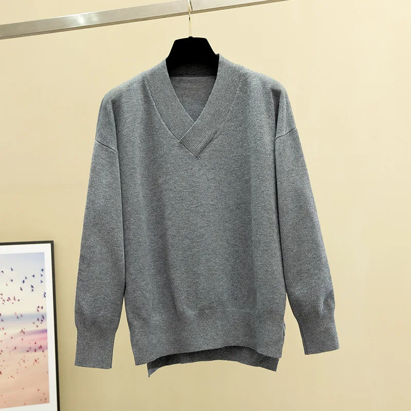 HLBCBG базовый осенне-зимний теплый женский свитер толстый вязаный джемпер с
