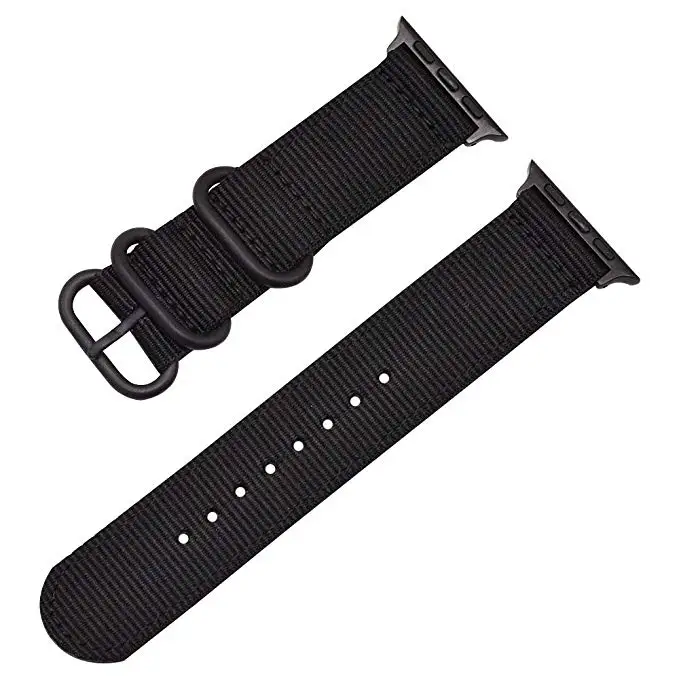 Ремешок нейлоновый для Apple Watch 4 band спортивный браслет iwatch 3 2 1 Sport 42 мм 40 38 Series