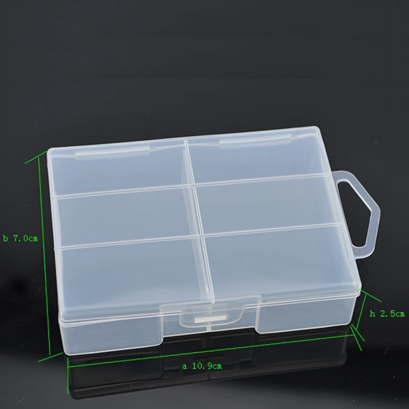 Прозрачный Батарея ящик для хранения держатель Чехол пластмассовый контейнер
