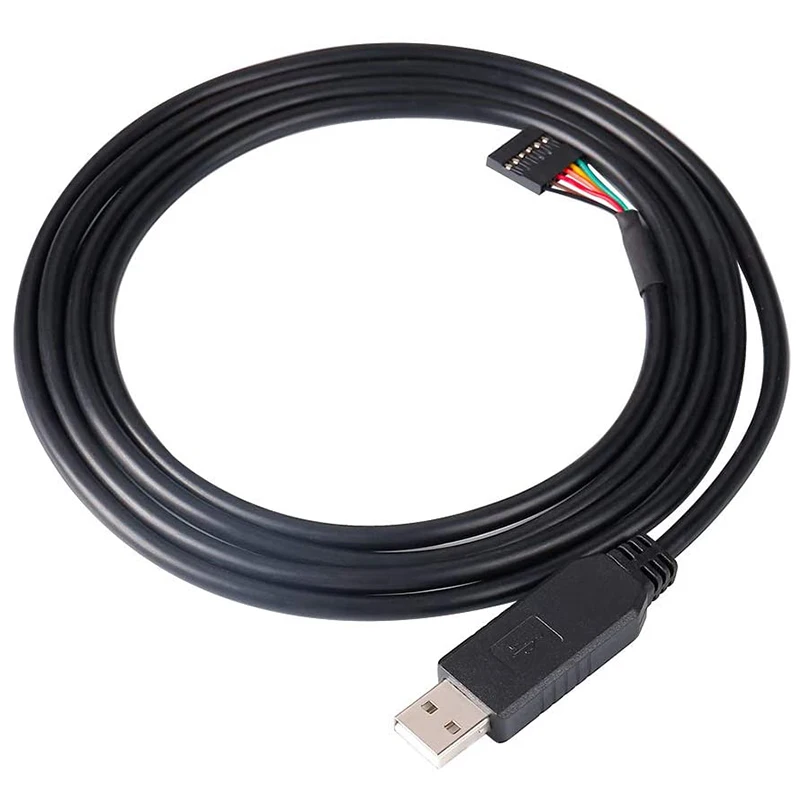 USB к TTL серийный 5V адаптер переменного тока Кабель 6 Pin 0 1 дюймов шаг муфтовый
